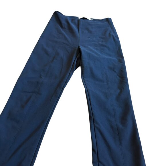 MM Lafleur Navy Trouser Pants Skinny Ankle Length Stretch Office Size 4 Women's - Picture 8 of 13